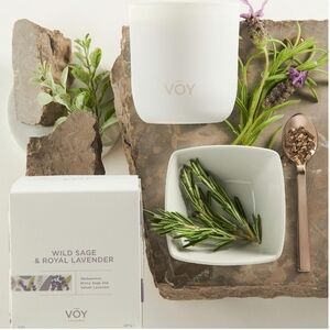 VOY Wild Sage & Royal Lavender Candle